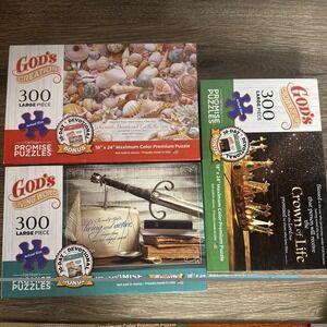 Large Piece Scenery Fair Hope's Promise Puzzles 300 pcs 18" x 24"‎ - 3 Box Set